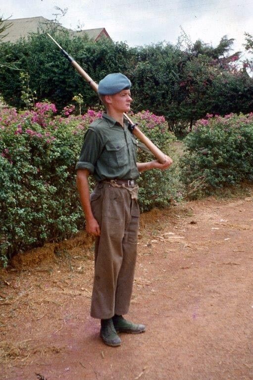  Tom Gunn in Jadotville. “We are all still loyal to Commandant Quinlan's memory. After all, he saved us." Photo: Leo Quinlan