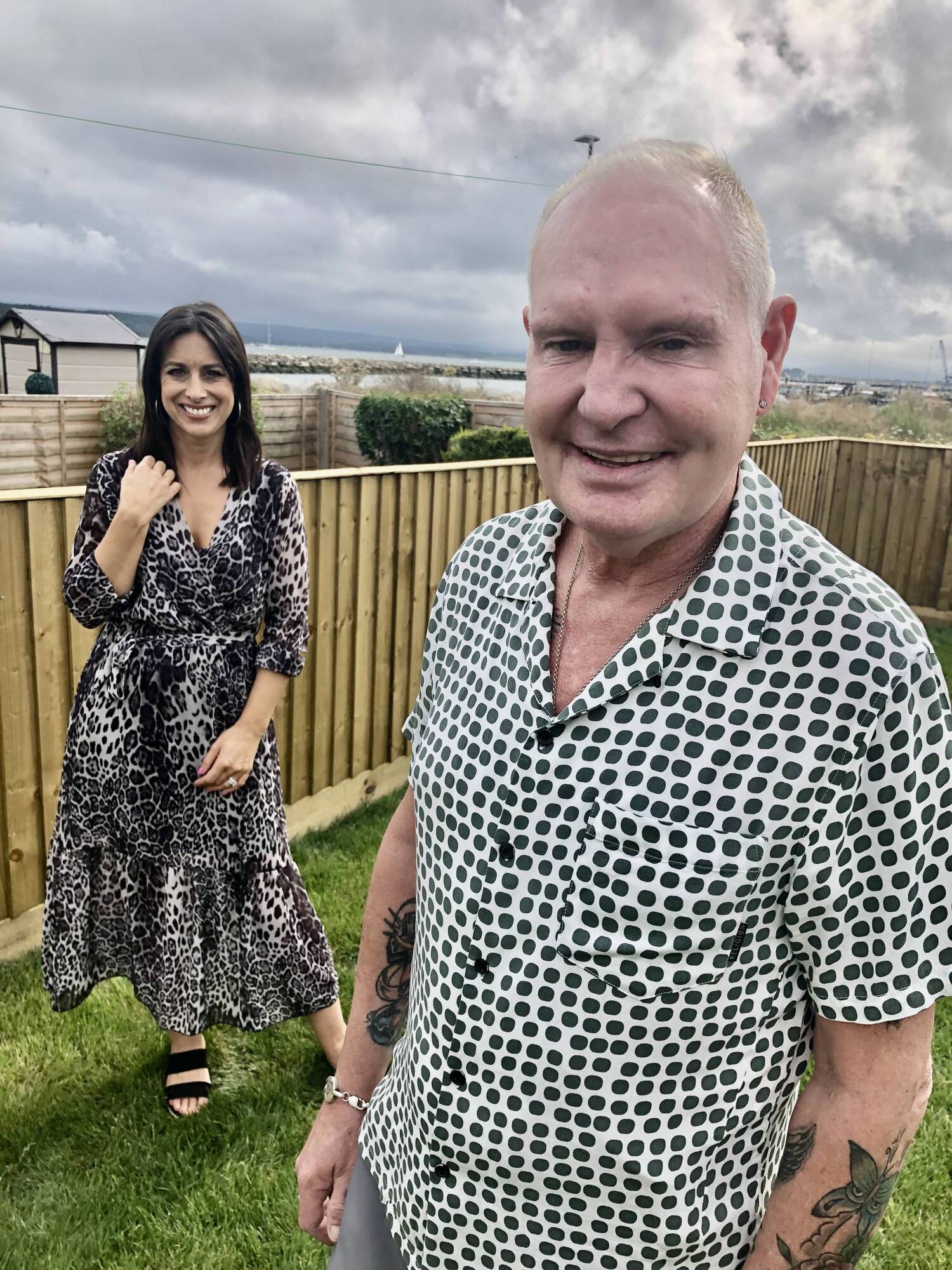 Lucy Kennedy and Paul Gascoigne get to know each other in Living With Lucy