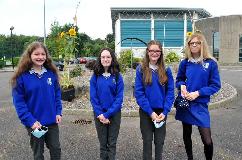 Isabel Twomey, Zoe Phillips, Ciara Gosnell, and Katie O'Leary on their first day at Ursuline Secondary School, Blackrock, Cork. Picture: Larry Cummins Isabel Twomey, Zoe Phillips, Ciara Gosnell, and Katie O'Leary on their first day at Ursuline Secondary School, Blackrock, Cork. Picture: Larry Cummins