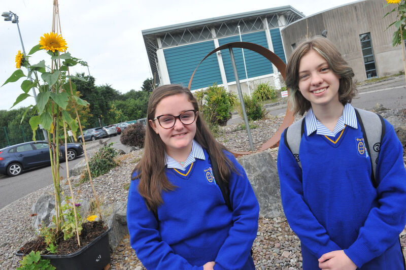 Julia Ryan-Falvey and Sienna Cacchione on their first day at Ursuline Secondary School, Blackrock. Picture: Larry Cummins Julia Ryan-Falvey and Sienna Cacchione on their first day at Ursuline Secondary School, Blackrock. Picture: Larry Cummins