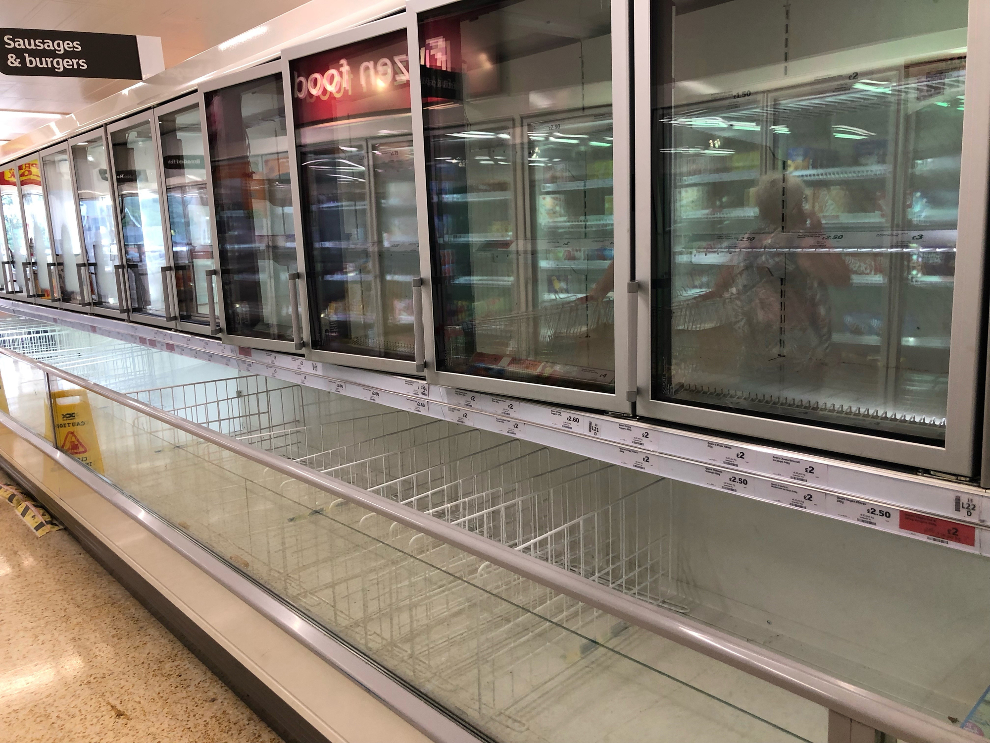 Quarter of UK food and hospitality firms hit by low stock levels – ONS