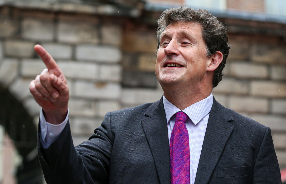 Eamon Ryan and the Green Party are coming under fire for their position on restrictions on one-off housing in rural communities. Picture: Damien Storan.