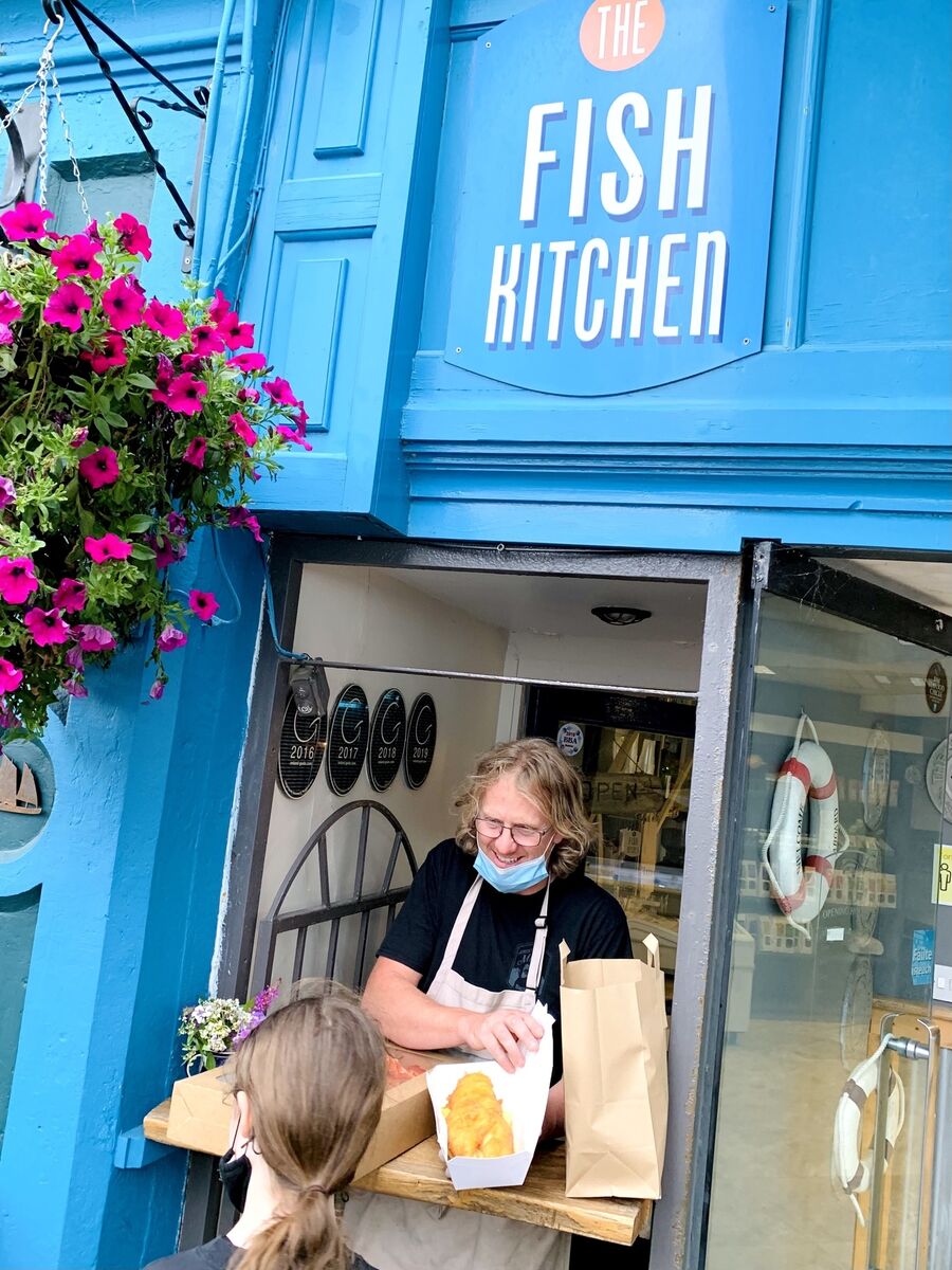 Diarmuid Murphy, co-proprietor, The Fish Kitchen, Bantry is offering a combination of takeaway and outdoor dining.