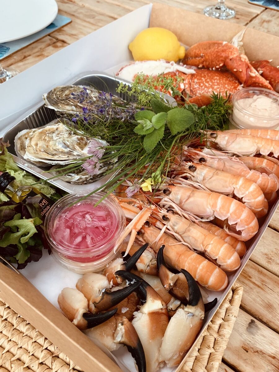 The Fish Kitchen seafood platter: a piscine smorgasbord from the waters around Bantry.