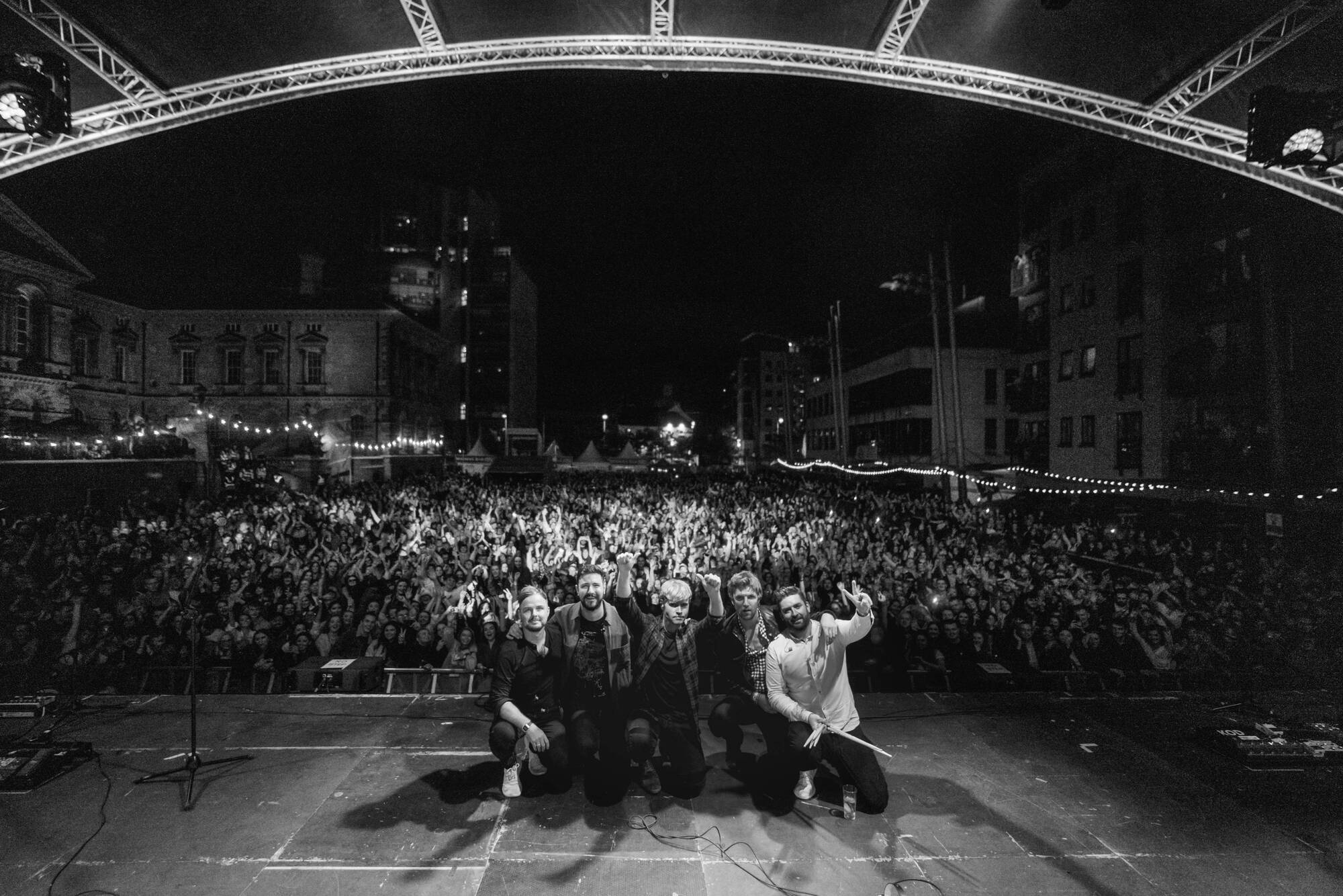 Kodaline played to 5,000 fans at Belfast's Custom House Square last Friday. Picture: WOLFF