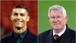 <p>Cristiano Ronaldo, left, was lured back to Old Trafford by Sir Alex Ferguson, right (Martin Rickett/Rafal Oleksiewicz/PA)</p>