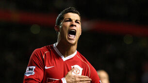 <p>File photo dated 19-03-2007 of Manchester United's Cristiano Ronaldo. Issue date: Friday August 27, 2021.</p>