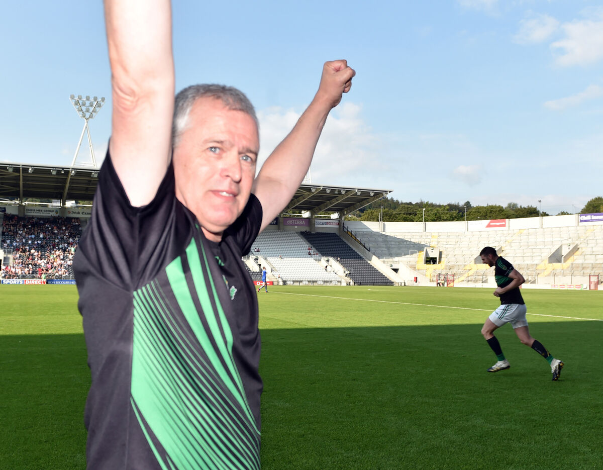 Nemo Ranger's manager Paul O'Donovan after defeating Castlehaven. Picture: Eddie O'Hare Nemo Ranger's manager Paul O'Donovan after defeating Castlehaven. Picture: Eddie O'Hare