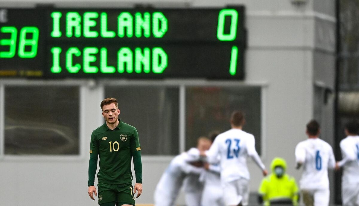 Connor Ronan playing for Republic of Ireland U21s. Picture: Harry Murphy/Sportsfile