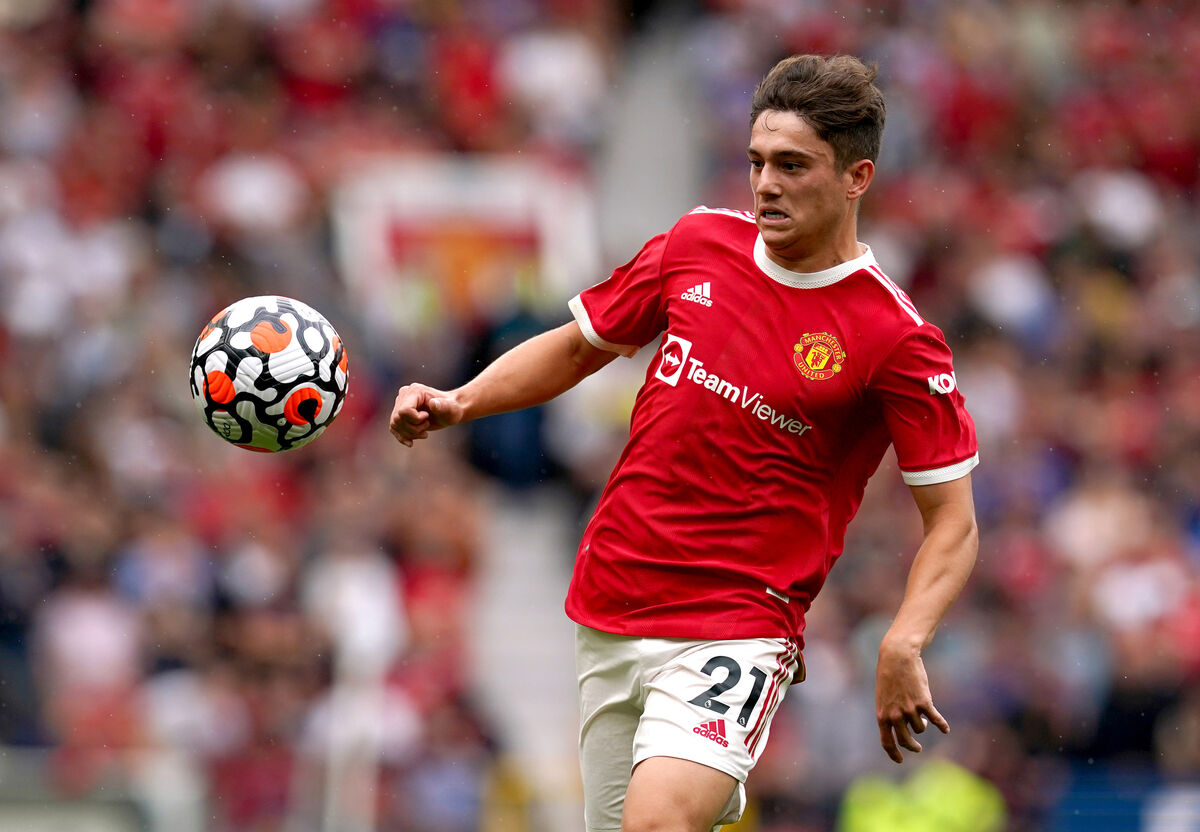 Manchester United's Daniel James has left for Leeds