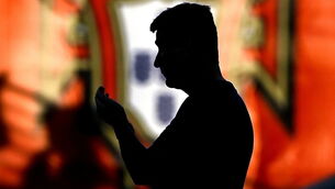 <p>Manager Stephen Kenny during a Republic of Ireland training session at Estádio Algarve in Faro. Picture: Stephen McCarthy/Sportsfile</p>
