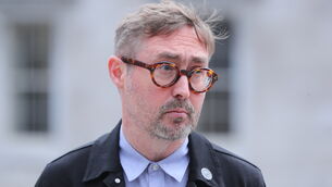 <p>Sinn Féin housing spokesperson Eoin Ó’Broin at Leinster House </p>
