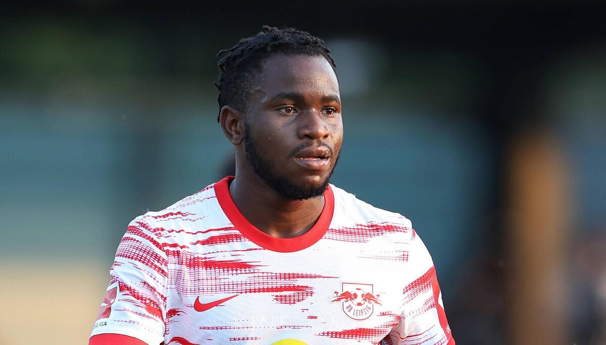 Ademola Lookman with RB Leipzig in pre-season