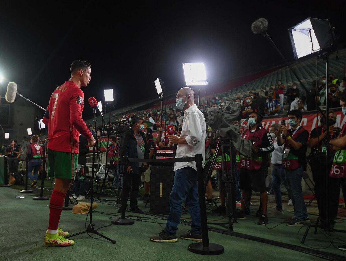 Cristiano Ronaldo of Portugal following the dramatic win over Ireland. Picture: Stephen McCarthy/Sportsfile Cristiano Ronaldo of Portugal following the dramatic win over Ireland. Picture: Stephen McCarthy/Sportsfile