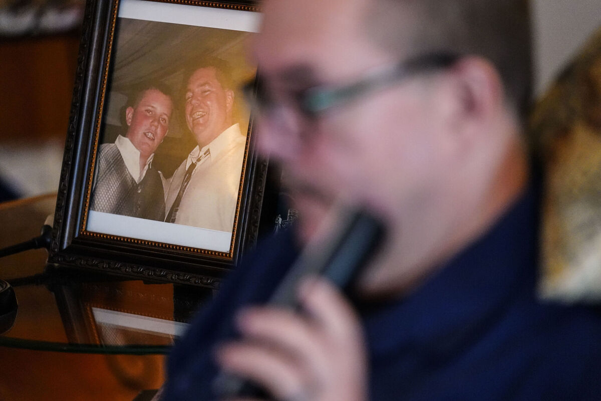 Ed Bisch, who lost his 18-year-old son Eddie to an overdose nearly 20 years ago, has spent more than a decade pushing for the Sacklers to be criminally prosecuted. Picture: AP Photo/Matt Rourke Ed Bisch, who lost his 18-year-old son Eddie to an overdose nearly 20 years ago, has spent more than a decade pushing for the Sacklers to be criminally prosecuted. Picture: AP Photo/Matt Rourke