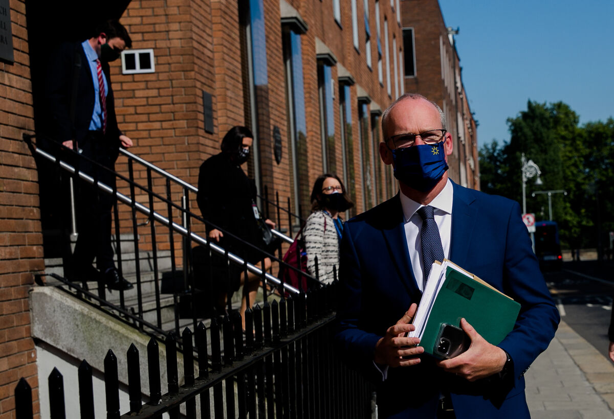 Mr O'Callaghan stopped short of calling on Foreign Affairs Minister Simon Coveney to step down. Photo: Gareth Chaney/Collins Mr O'Callaghan stopped short of calling on Foreign Affairs Minister Simon Coveney to step down. Photo: Gareth Chaney/Collins