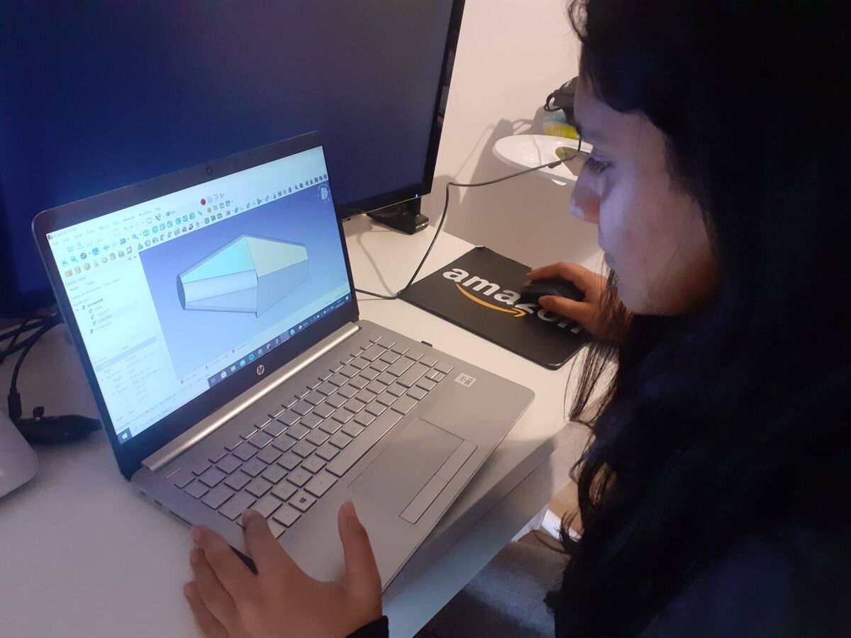 Sophia Shah and the rest of the team took remote working in their stride as they designed the communication app for older people. Sophia Shah and the rest of the team took remote working in their stride as they designed the communication app for older people.