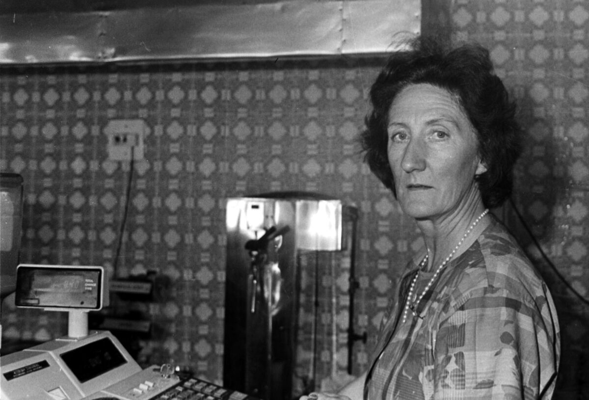 Photograph of Theresa Flynn taken in 1985, shortly after the death of Fr Molloy. Picture: Eamonn Farrell/RollingNews.ie