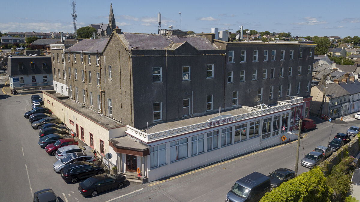 The Grand Hotel in Tramore, Co. Waterford. There is a direct correlation between economic activity and dereliction. Picture: Dan Linehan