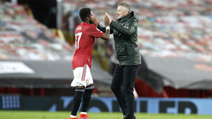 <p>Ole Gunnar Solskjaer faces the prospect of being without Fred this weekend (Phil Noble/PA)</p>