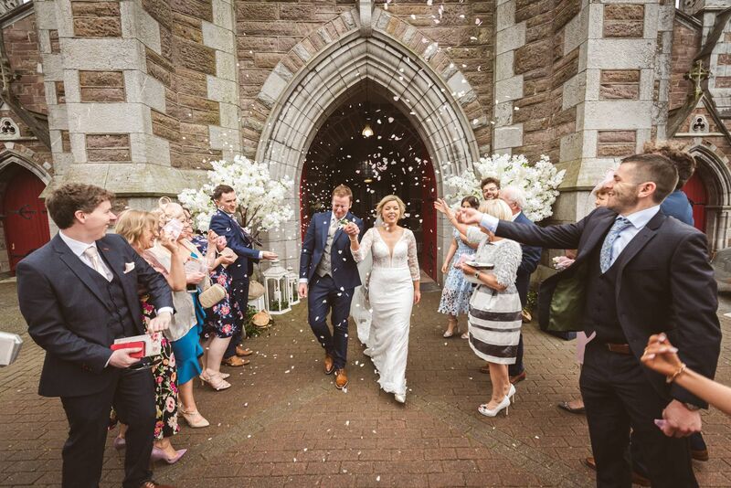 Eleanor Mannix and Sean Nash at St John's Church, Tralee.