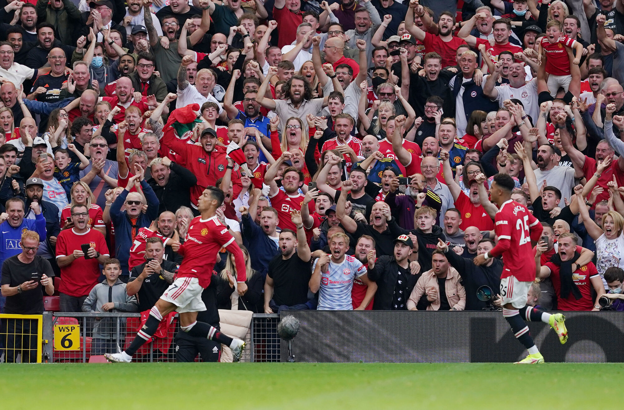 Like he was never away: Cristiano Ronaldo picks up where he left off at Man United