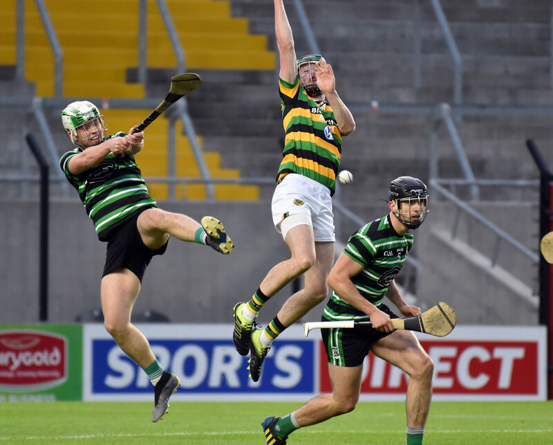Douglas' Donnacha Murphy clears from Glen Rover's Liam Coughlan. Picture: Picture: Eddie O'Hare Douglas' Donnacha Murphy clears from Glen Rover's Liam Coughlan. Picture: Picture: Eddie O'Hare