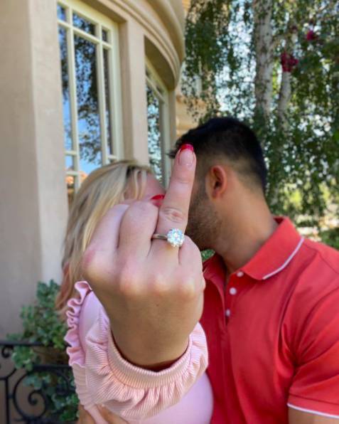 Britney Spears reveals she is engaged to Sam Asghari