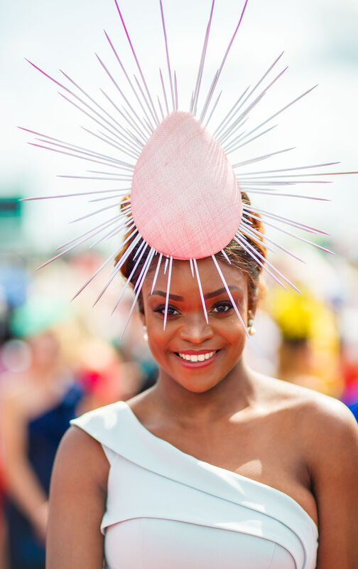Pamela Uba at 2019's Galway Races.