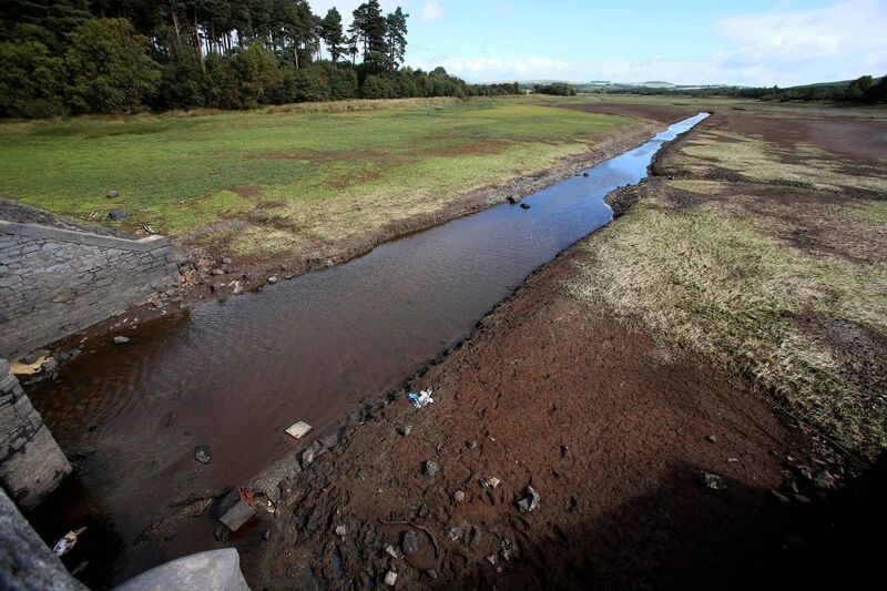 The site where a key fob belonging to Elaine O'Hara was found in the Vartry reservoir near Roundwood, Co Wicklow. Picture: Niall Carson/PA Wire 