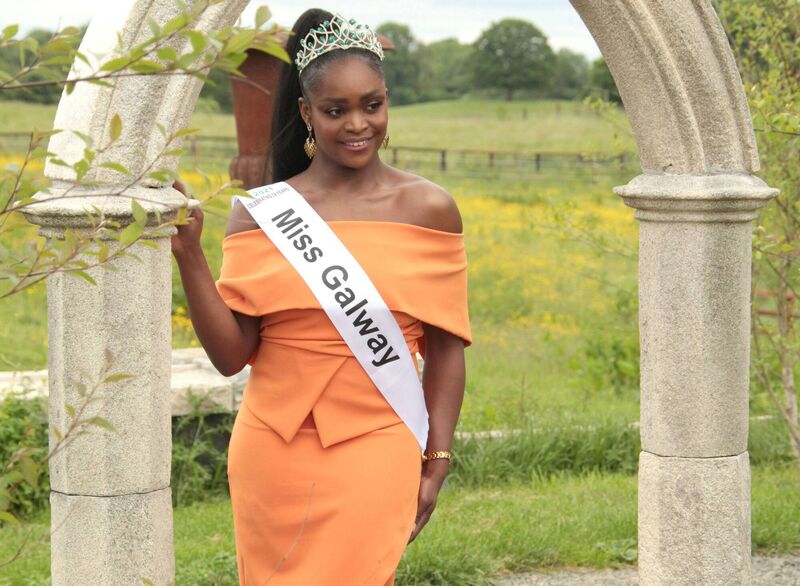 Uba as Miss Galway, where she is currently working as a medical scientist at Galway University Hospital.