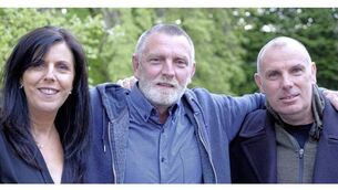 <p>Helen Ward, John and David McBride meet for the first time. Picture: ITV </p>