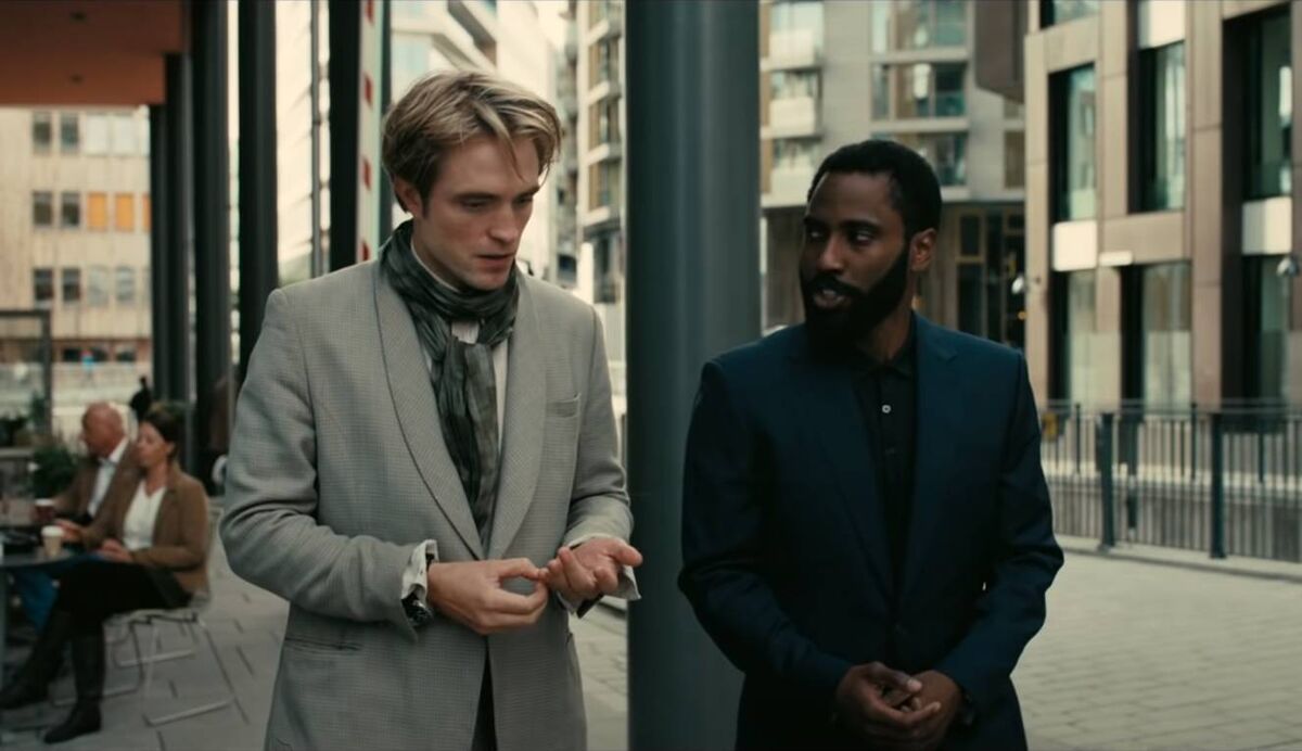 Robert Pattinson and John David Washington in Tenet - a Nolan film troubled by the realities of the Covid crisis and streaming Robert Pattinson and John David Washington in Tenet - a Nolan film troubled by the realities of the Covid crisis and streaming