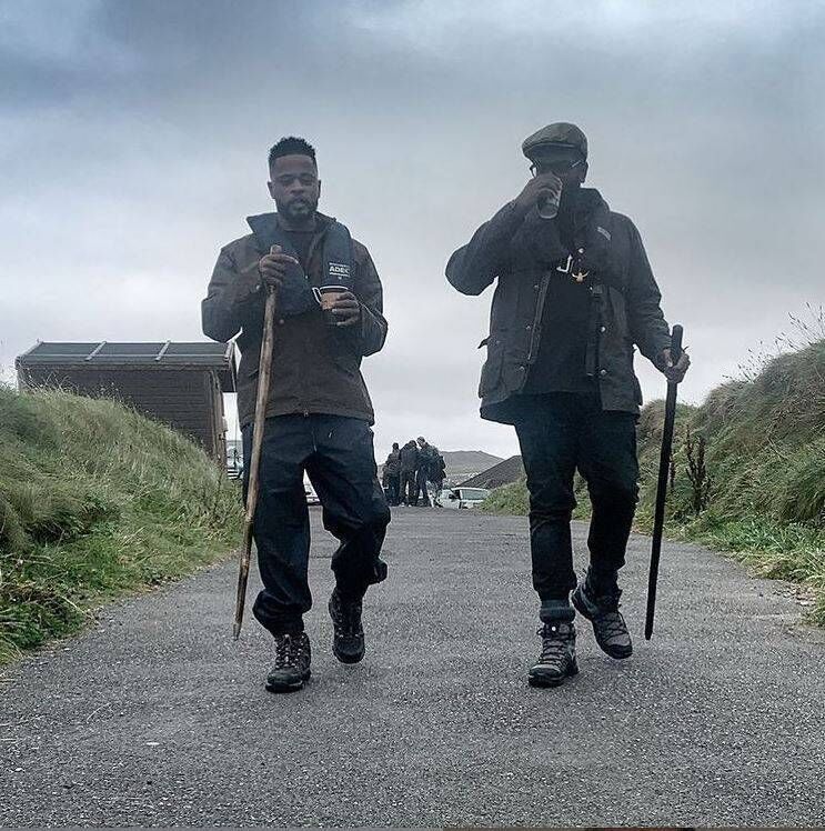 Picture: Evra and Ranganathan enjoying a Frank and Honest coffee in Kerry. Picture: Romesh Ranganathan via Instagram.