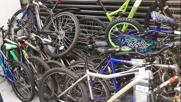 Some recovered bikes.