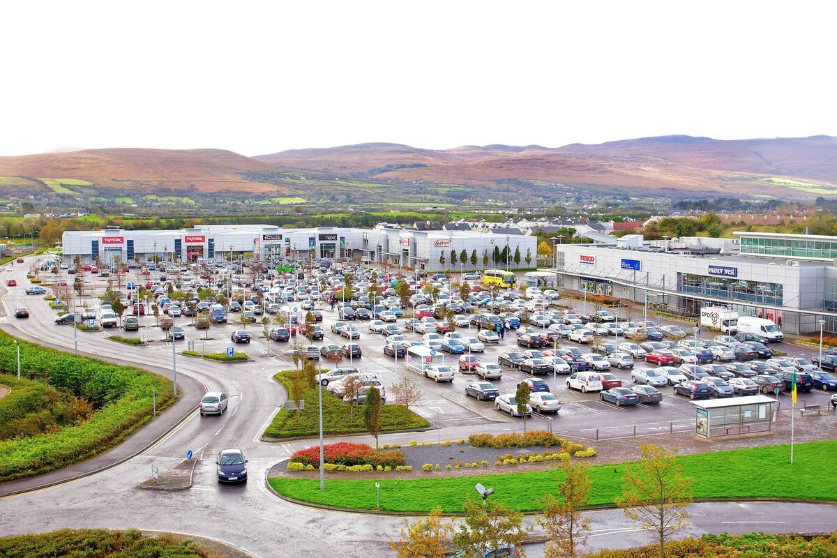 File photo of Manor West Retail Park and Shopping Centre Tralee. It's for sale with Cushman &amp; Wakefield, with a €55m guide