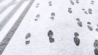 Police use footprints in snow to catch burglary suspect