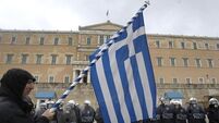 Greek farmers clash with police