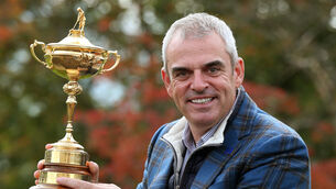 <p>Paul McGinley led Europe to Ryder Cup glory in 2014 (Andrew Milligan/PA)</p>