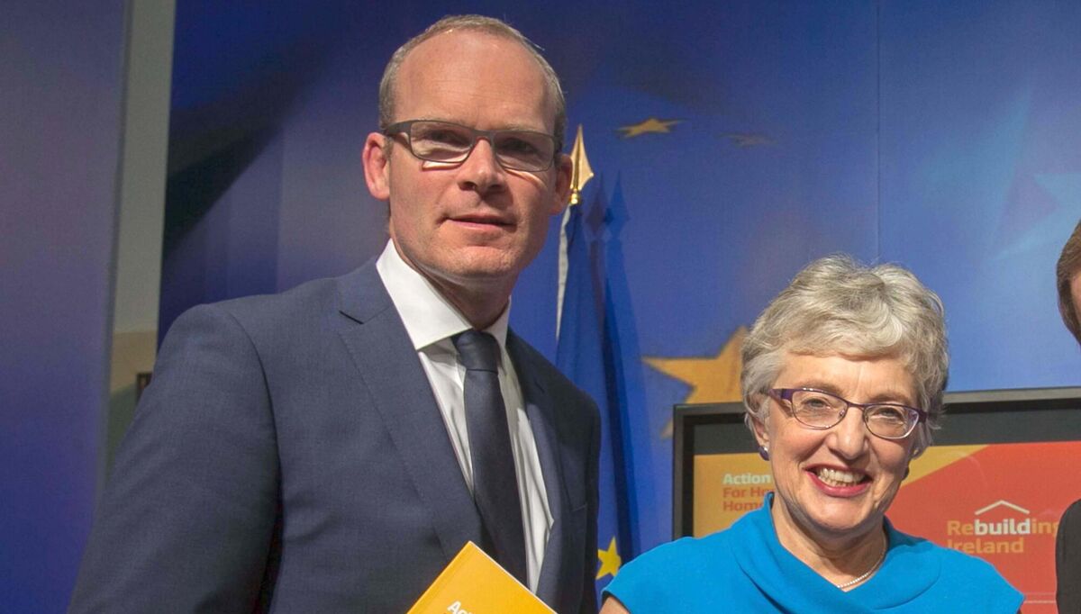 Simon Coveney with Ms Zappone. File picture: Gareth Chaney Collins Simon Coveney with Ms Zappone. File picture: Gareth Chaney Collins