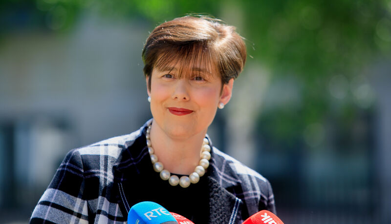 The final straw for Mairéad de Búrca was when the Minister for Education Norma Foley reneged on her promise around vaccinating school staff. Picture: Gareth Chaney/Collins