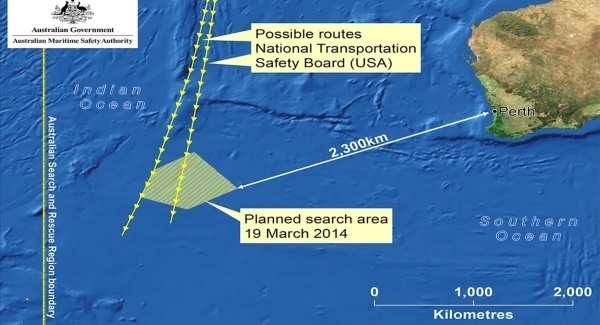 Missing jet search to resume at first light