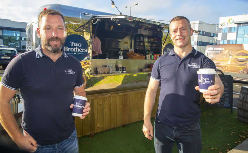 Ken and Eoin McGrath at Cleyboy Business Park. Picture: Patrick Browne