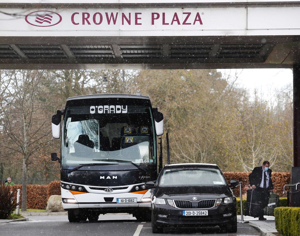 A file picture of the Crowne Plaza Hotel in Dublin, one of the designated hotels used as a mandatory hotel quarantine facility. Picture: Leon Farrell / RollingNews.ie