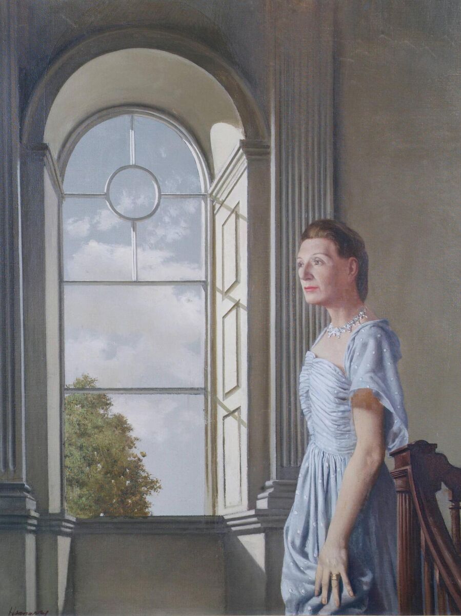 Portrait of Elizabeth Bowen, by Patrick Hennessy, at Crawford Gallery of Art