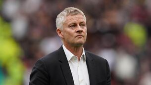 <p>Manchester United manager Ole Gunnar Solskjaer on the pitch after the Premier League match at Old Trafford, Manchester. Picture: Martin Rickett/PA Wire.</p>