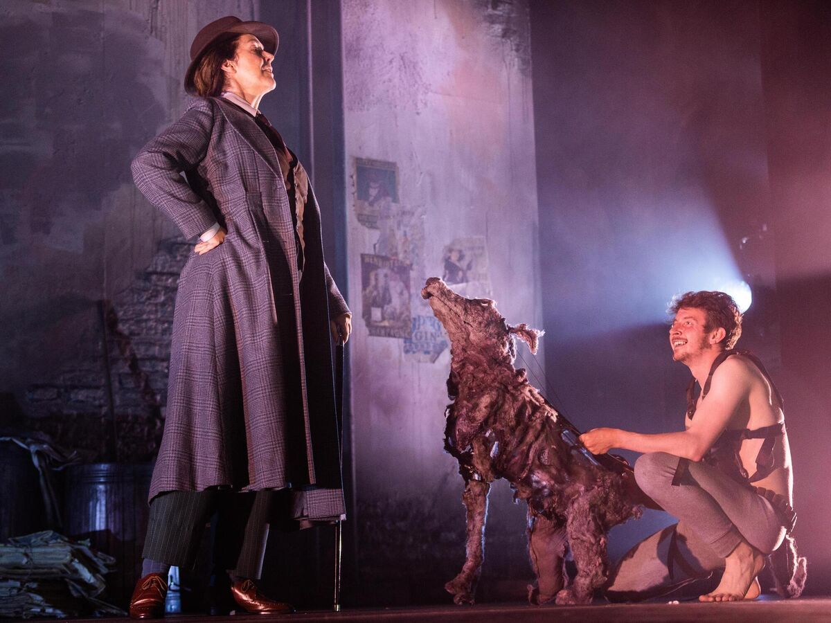 Derbhle Crotty and Matthew O’Brien in Heart of a Dog. Picture: Darragh Kane