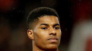 <p>Marcus Rashford underwent shoulder surgery last month (Martin Rickett/PA).</p>