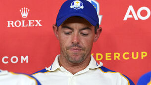 <p>Rory McIlroy: ‘I just can’t wait to<br class="HardReturn"/>get another shot at this.’ Picture: Anthony Behar/PA</p>