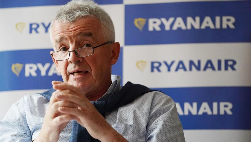 Ryanair's group CEO Michael O'Leary. Picture: Jonathan Brady/PA Wire